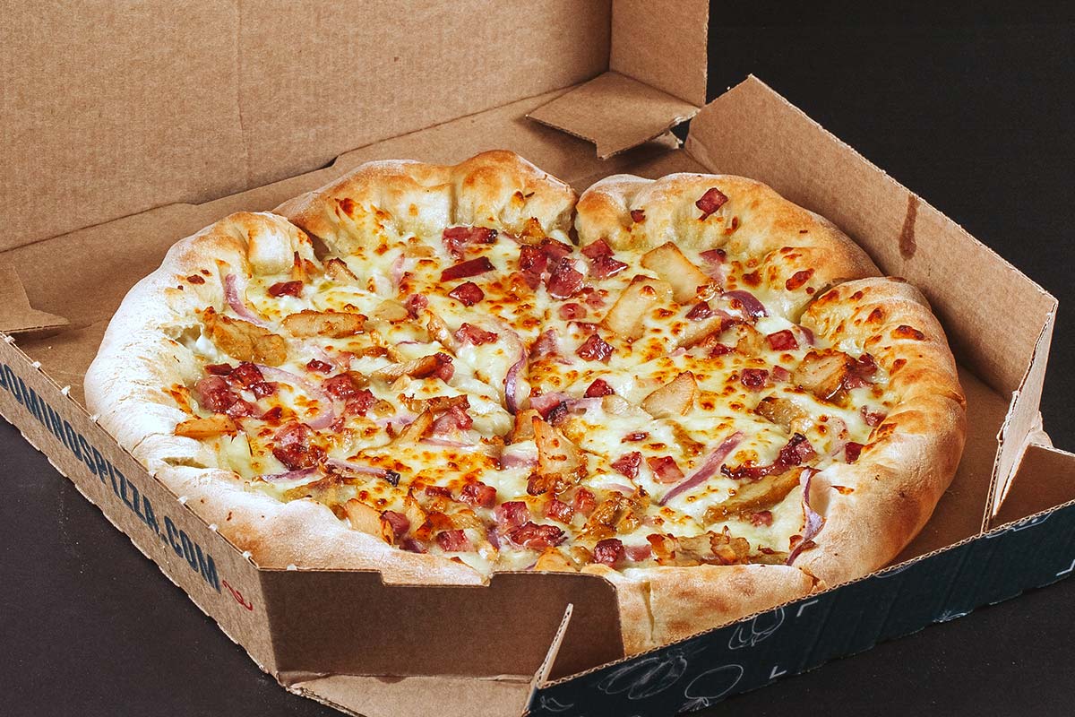 Pizza carbonara Domino's